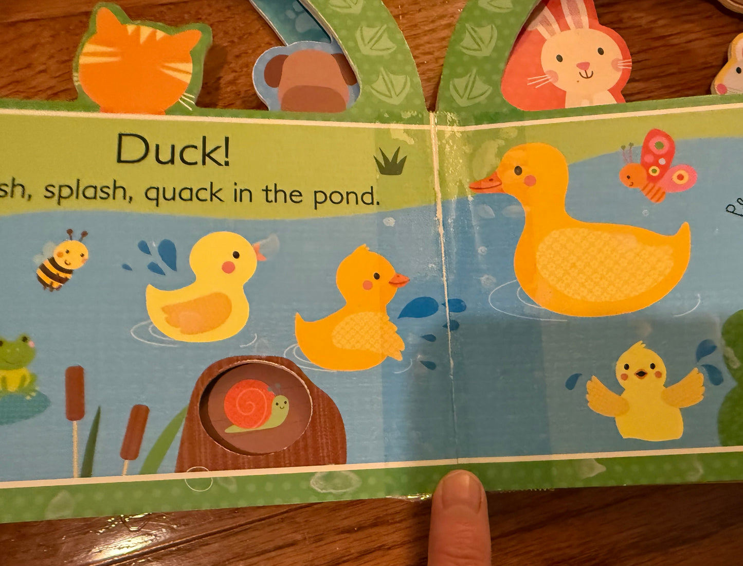 #180 Set of peek-a-boo books - Animals and eyes, nose ears toes