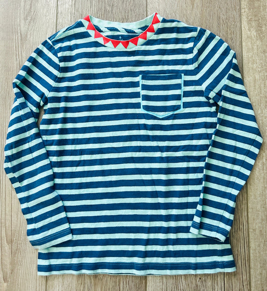 #15 *Reduced* Crewcuts 6/7 Striped LS Shirt