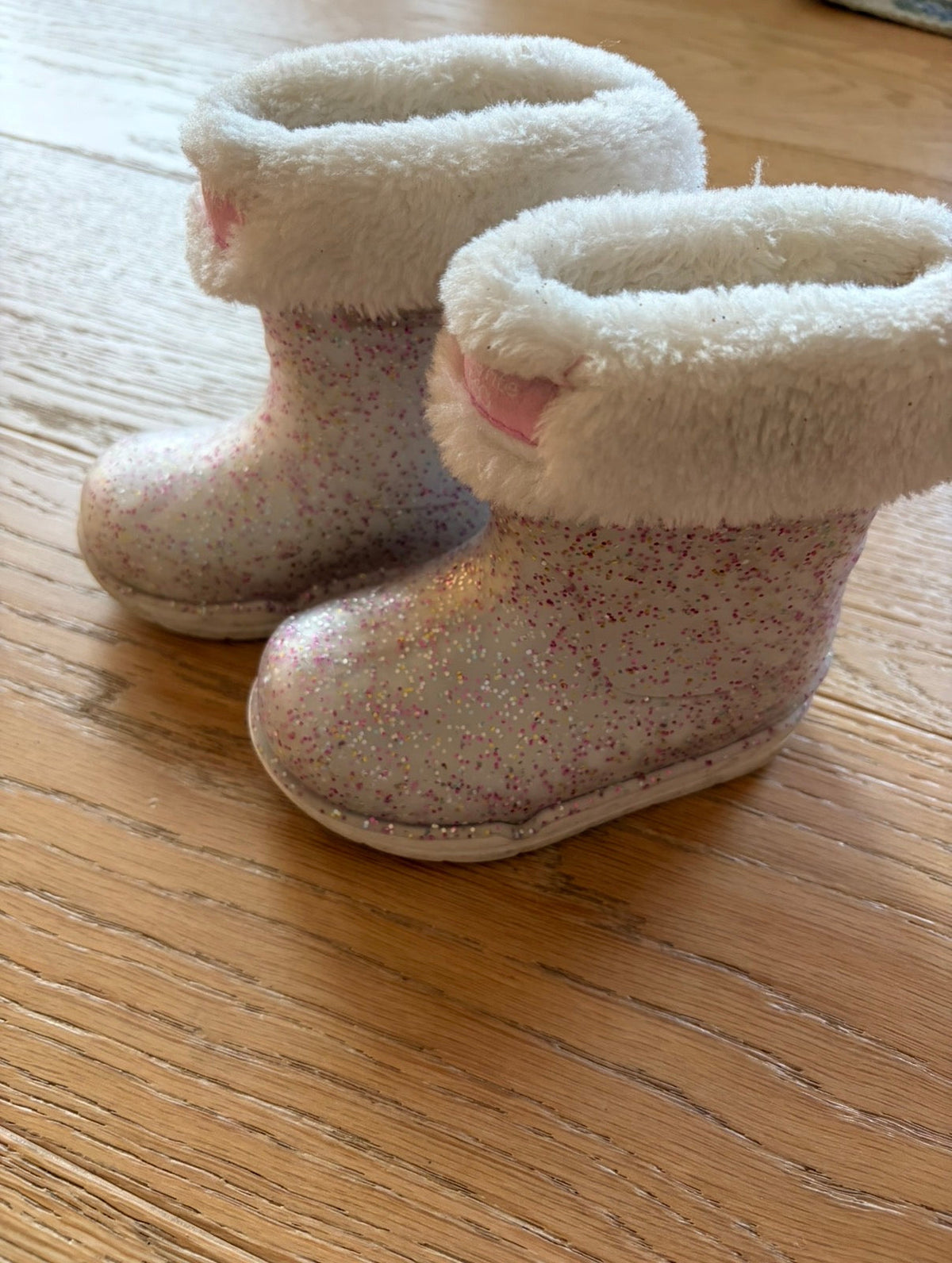 #158 Girls Size 5C Stride Rite Rain Boots