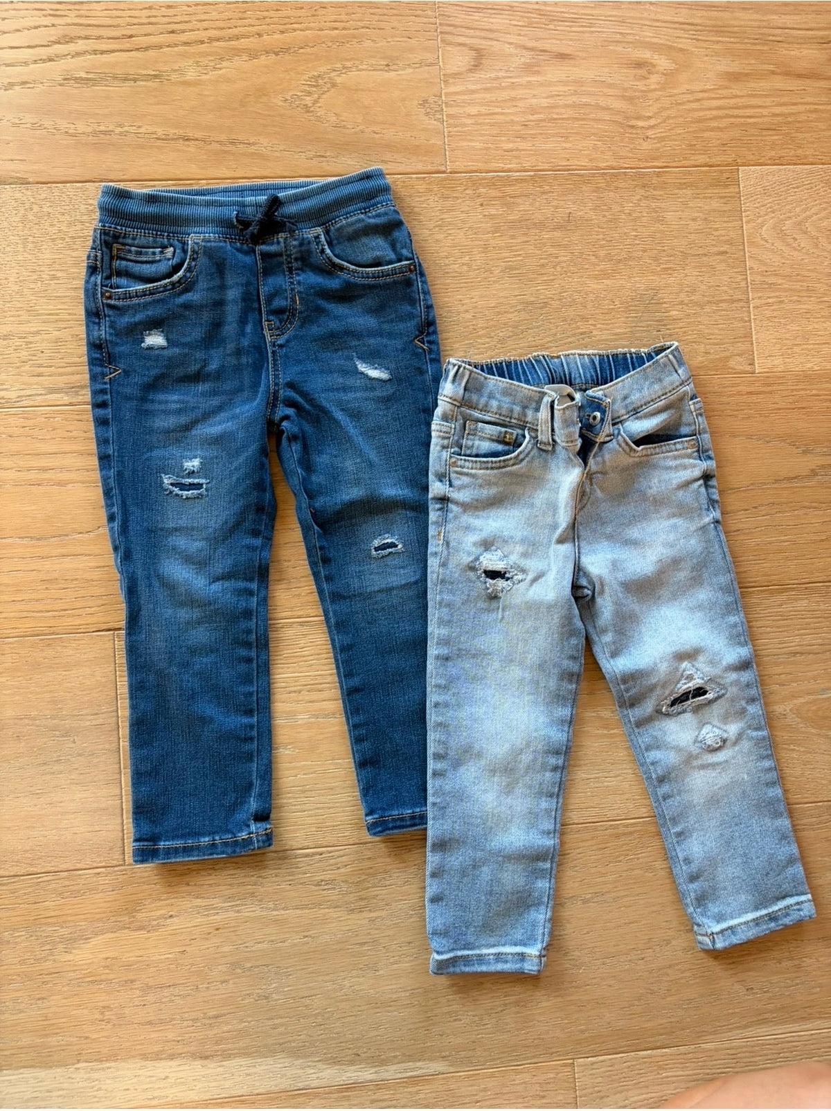 #158 Cat & Jack Girls Size 3T Jeans Set