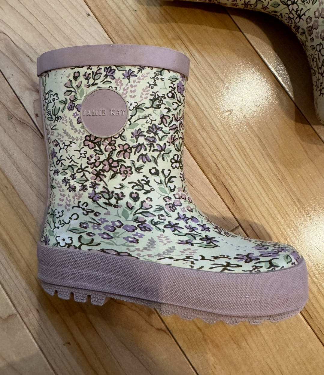 #207 Jamie Kay size 6 floral rainboots