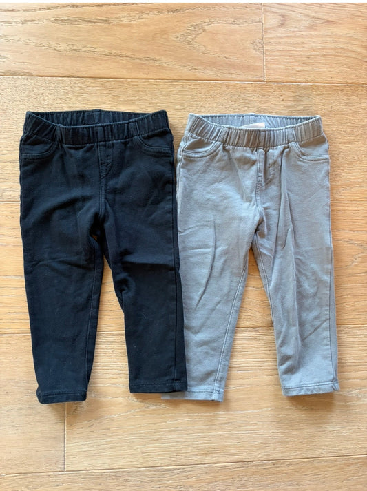 #158 Cat & jack Girls 18 Months Jeggings Set
