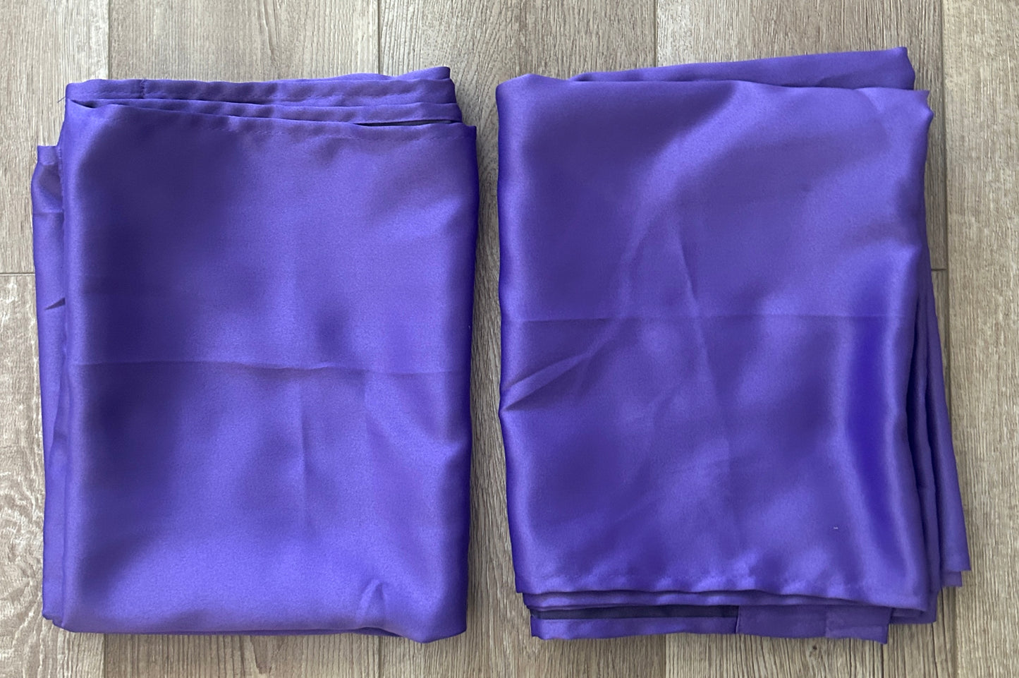 #15 2 Panels of 84” Purple Curtains