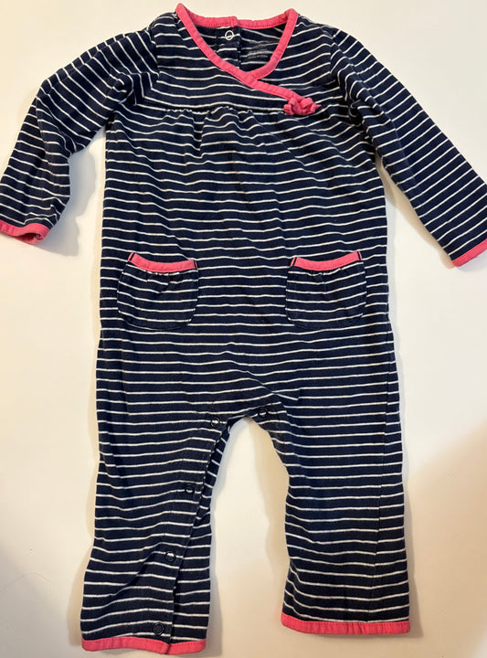 Seller 186 - Carter’s Girls Blue Longsleeve Romper - 18 Months - VGUC