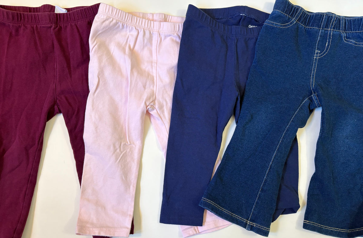 Seller 186 - Girls 18 Month Leggings (4 Pairs) - VGUC