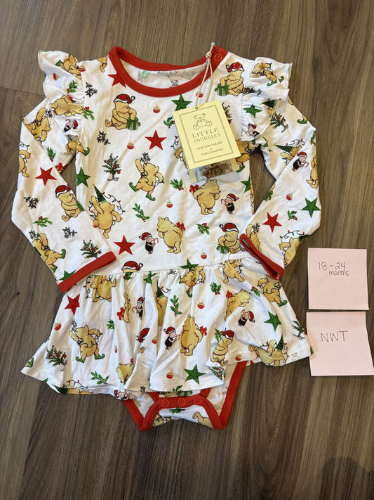 #138 - 18-24 Mo NWT Bamboo Charlie's Project A Pooh Holiday (Christmas)