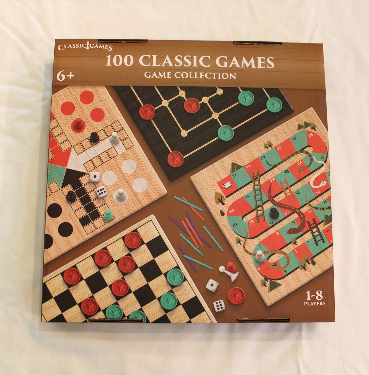 #168 Game board - Multiple games in one box - new in box