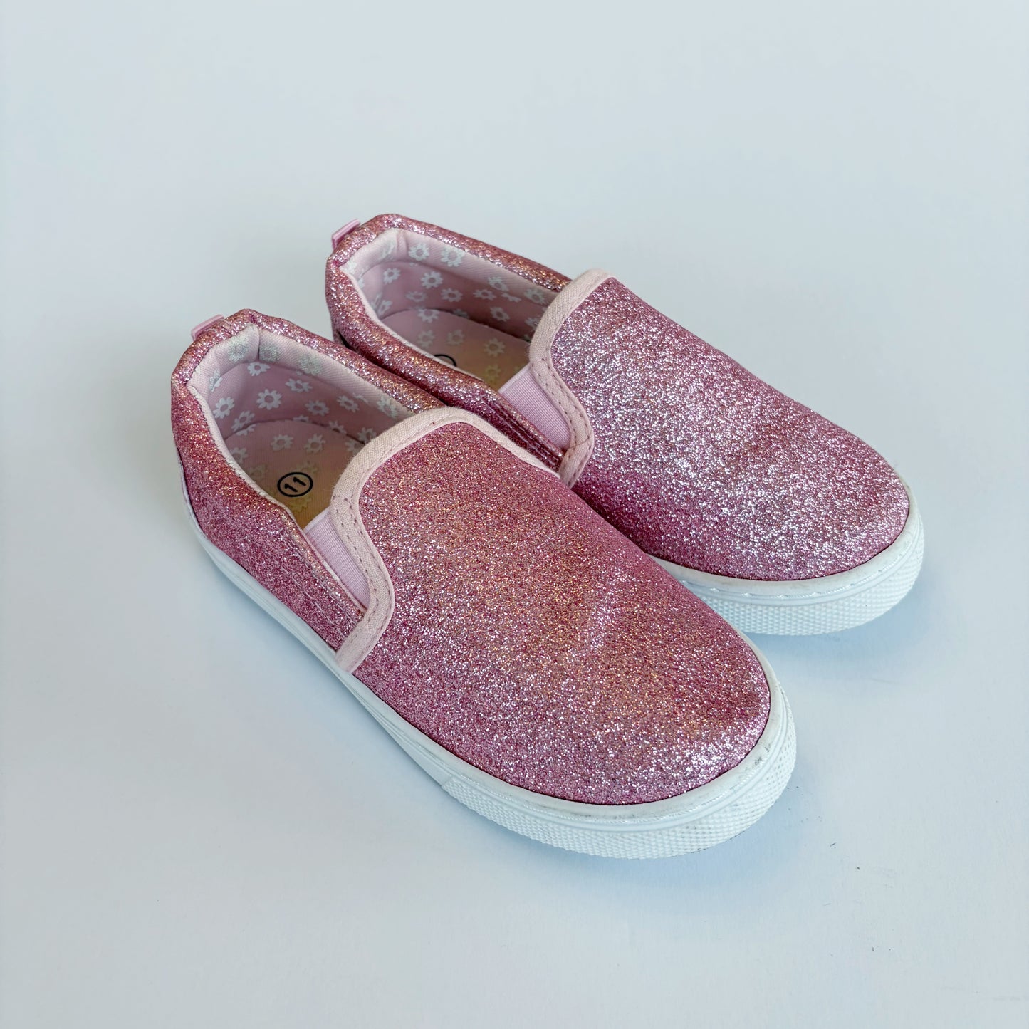 #79 | Size 11 |  Girls Pink Sparkle Sneakers
