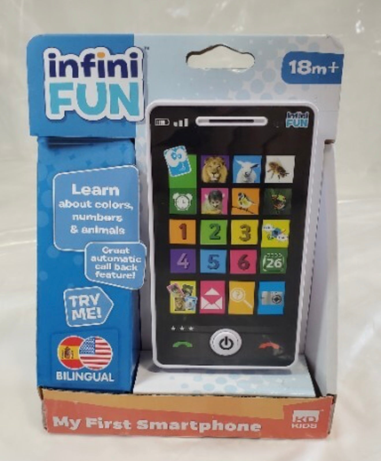#180 Infini fun my first smart phone -learn colorsnumbers and animals
