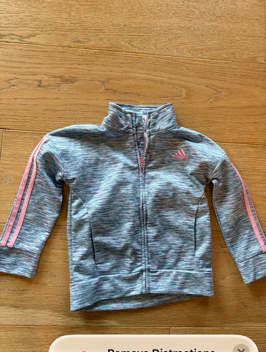 #158 Girls Size 24 Months Adidas Athletic Jacket