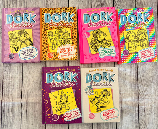 Seller 124 Dork Diaries Book Bundle (Book #2, #4, #8, #9, #10 and #12)