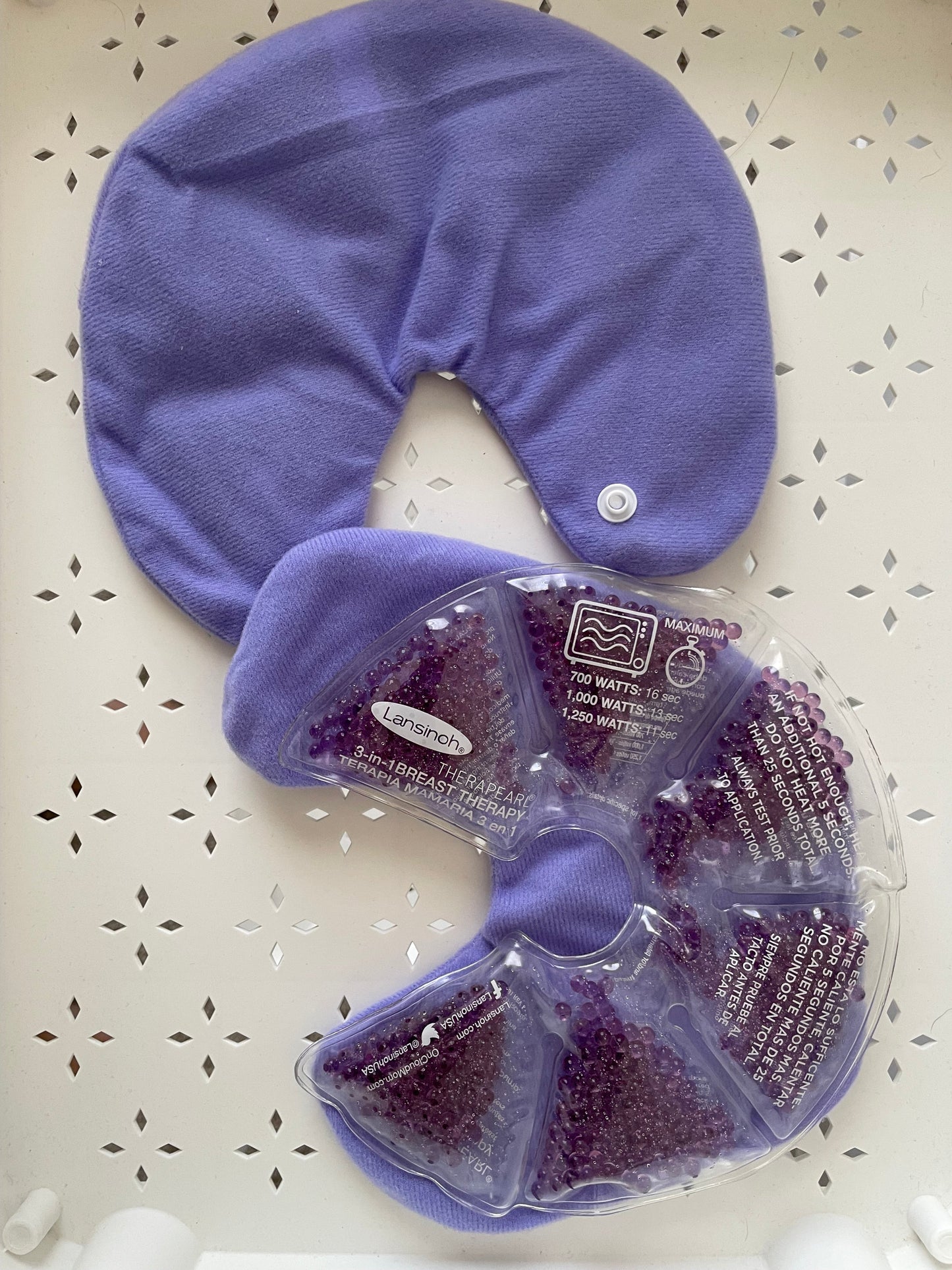 #3 heat and cool packs for breast w/ covers