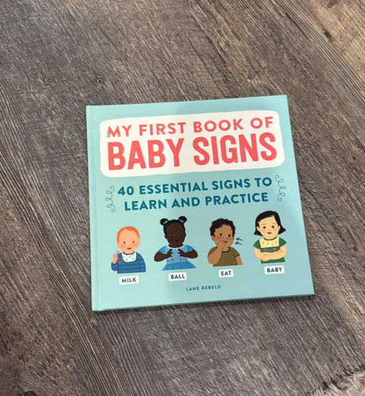#74 baby sign book VGUC
