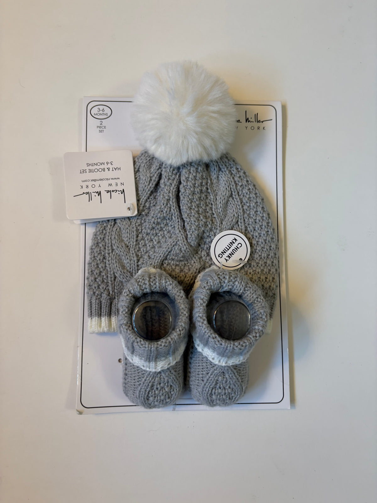 Seller 186 - Baby Winter Hat / Bootie Set - 3-6 Months Leggings- NWTs