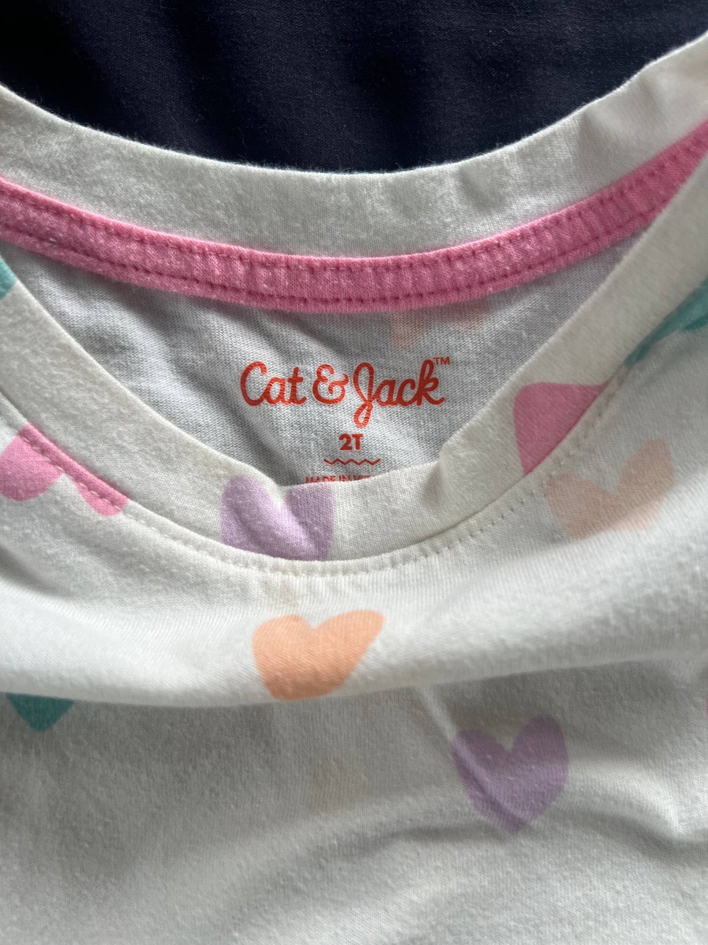 Cat & Jack Heart Shirt 2T