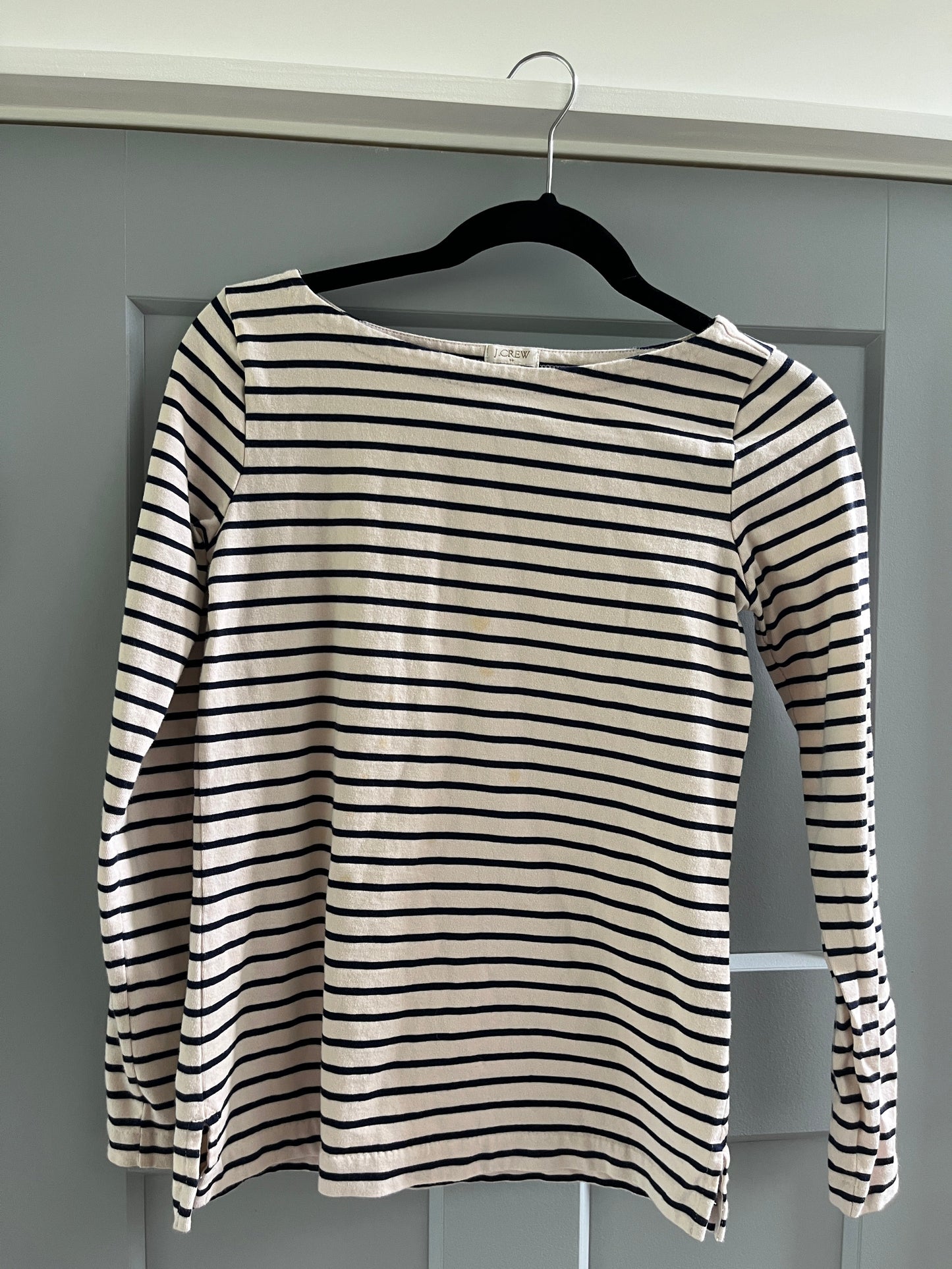 137 Jcrew women's XXS stripe shirt