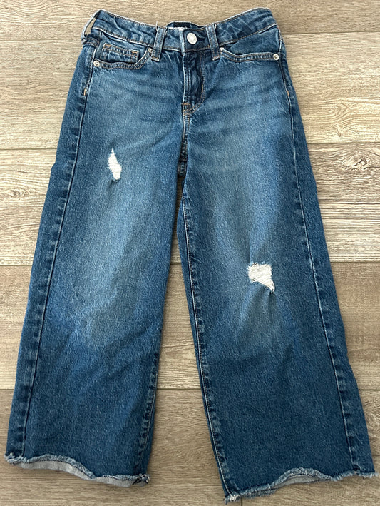 #15 Gap 8Y Wide-Leg Jeans with Adjustable Waist (Girls)