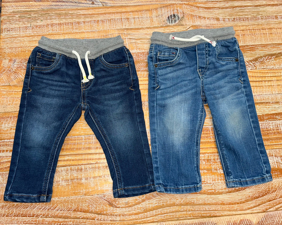 #4 Cat and Jack Skinny and Straight Jeans Boys 12 months