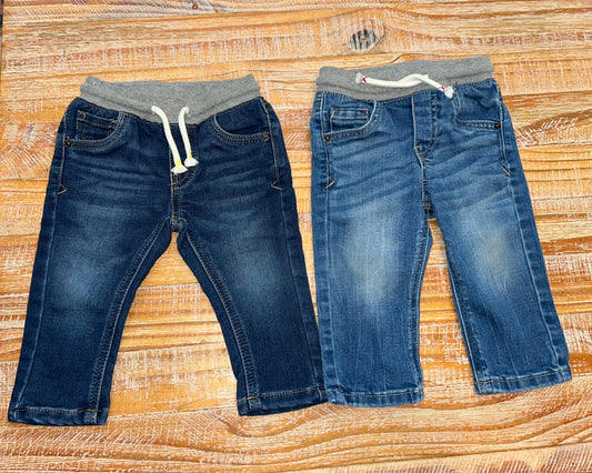 #4 Cat and Jack Skinny and Straight Jeans Boys 12 months