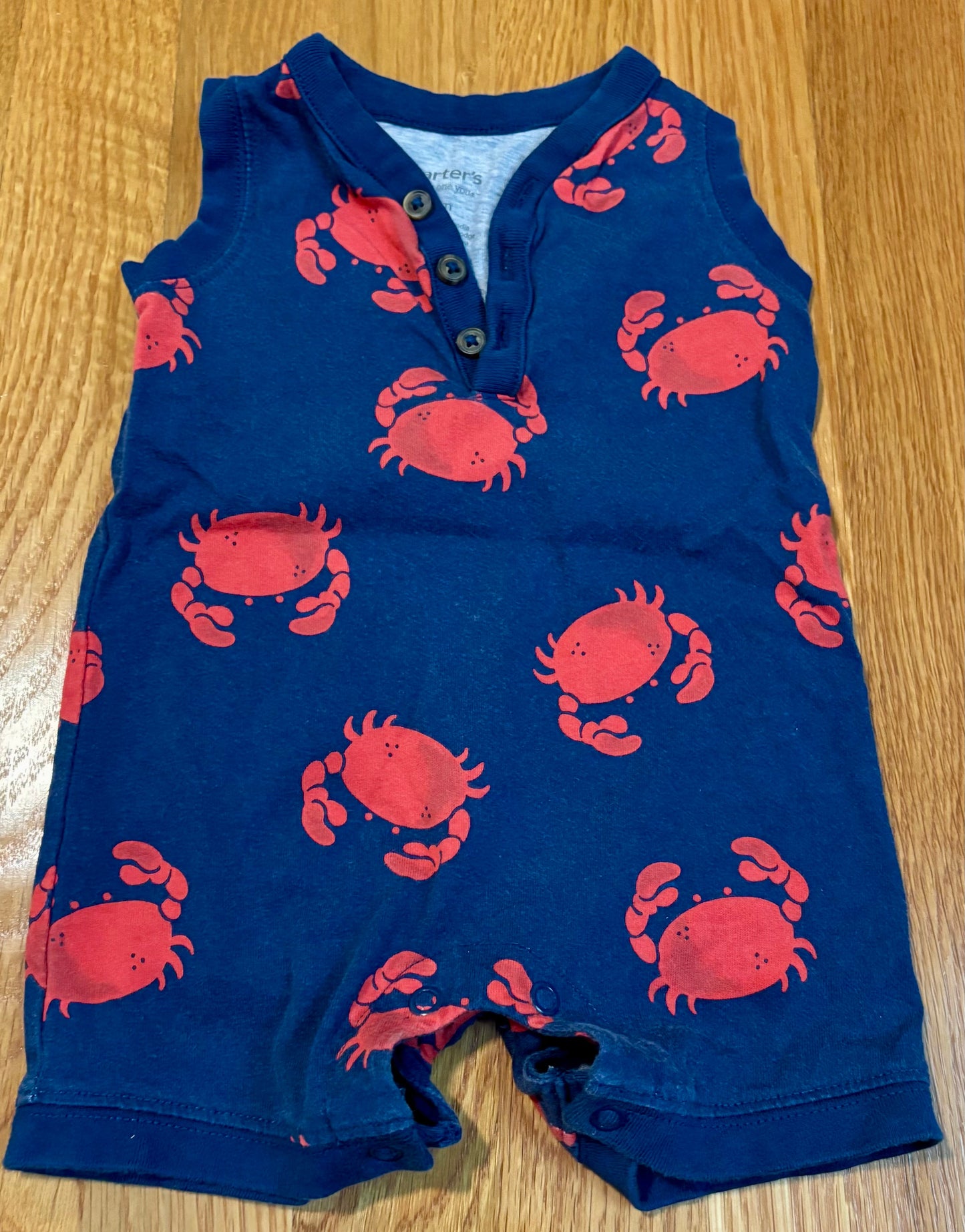 REDUCED Seller #139 Carter's Boys Rompers 3M - set of three