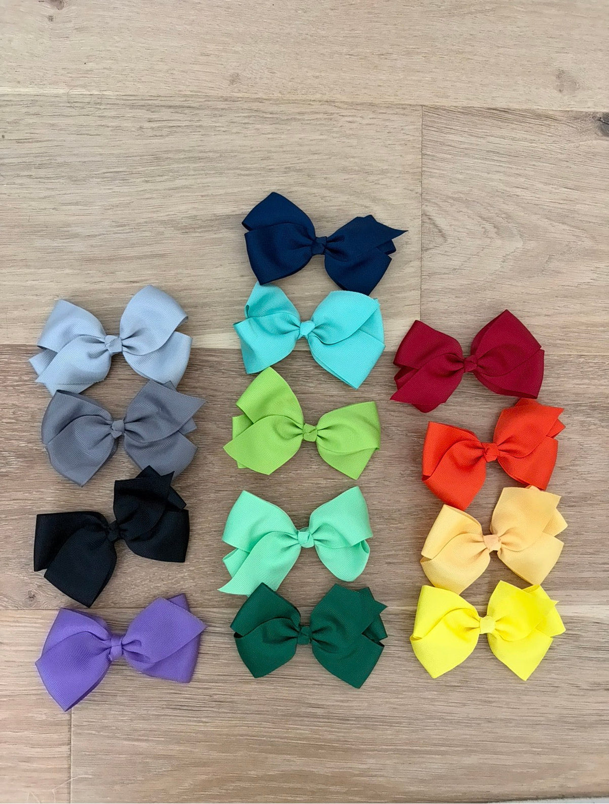#158 Toddler Girls Bows Set
