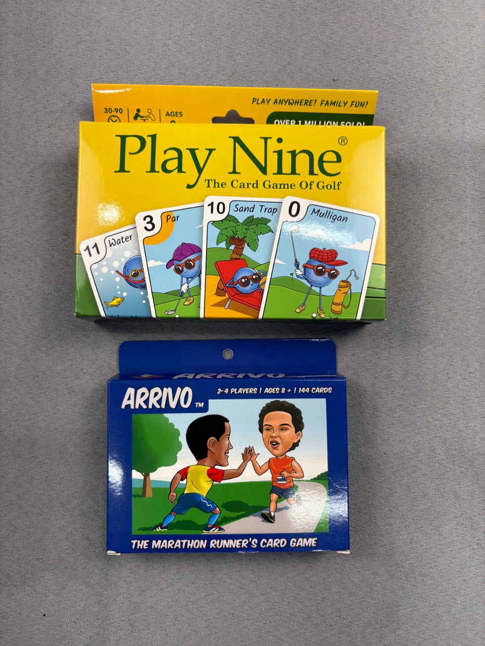 #39 Sports Card Game bundle- Play Nine & Marathon Runner's card game