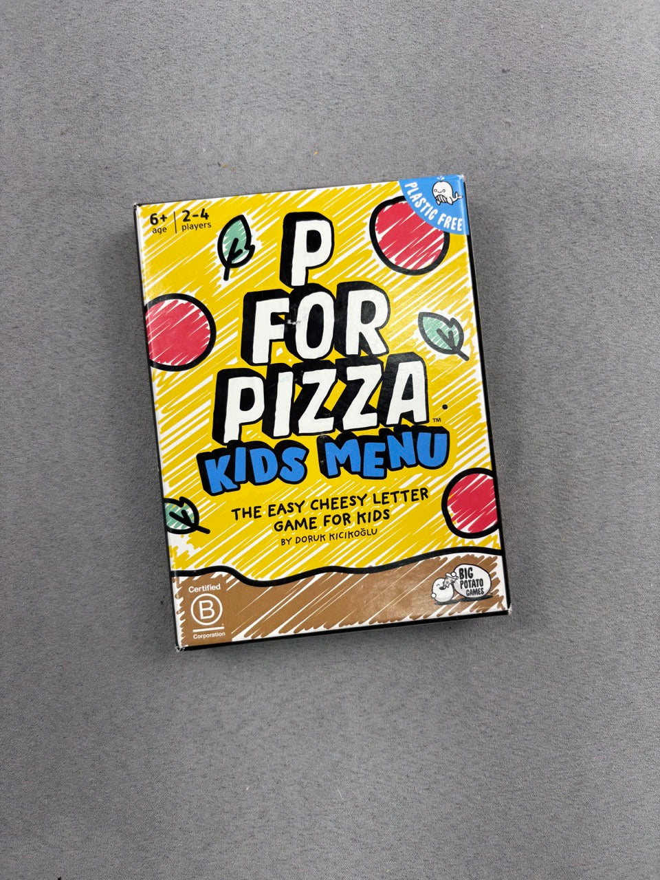 #39 P for Pizza card game