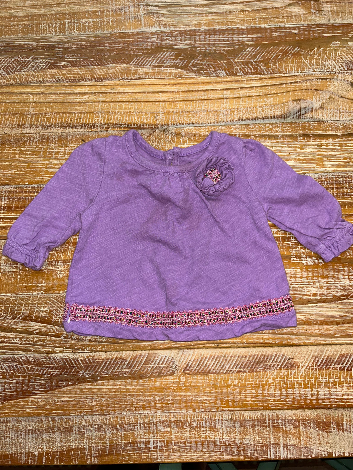 #4 Baby Gap Purple Long Sleeve Girls 0-3 months