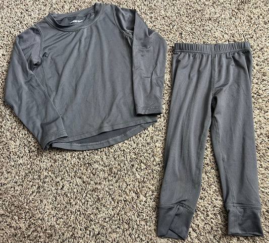 Seller 130 Boys 3T Gray Lands End layering - GUC see picture