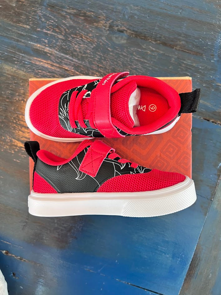 Seller #94: NWT Red and Black Tennis Shoes, Boys Size 9