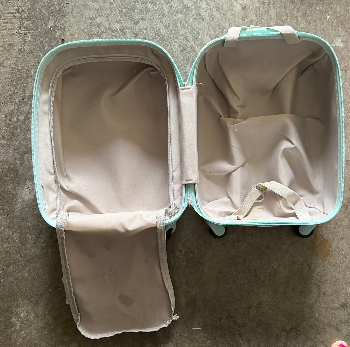 #198 Pottery Barn Hardsided luggage Frozen