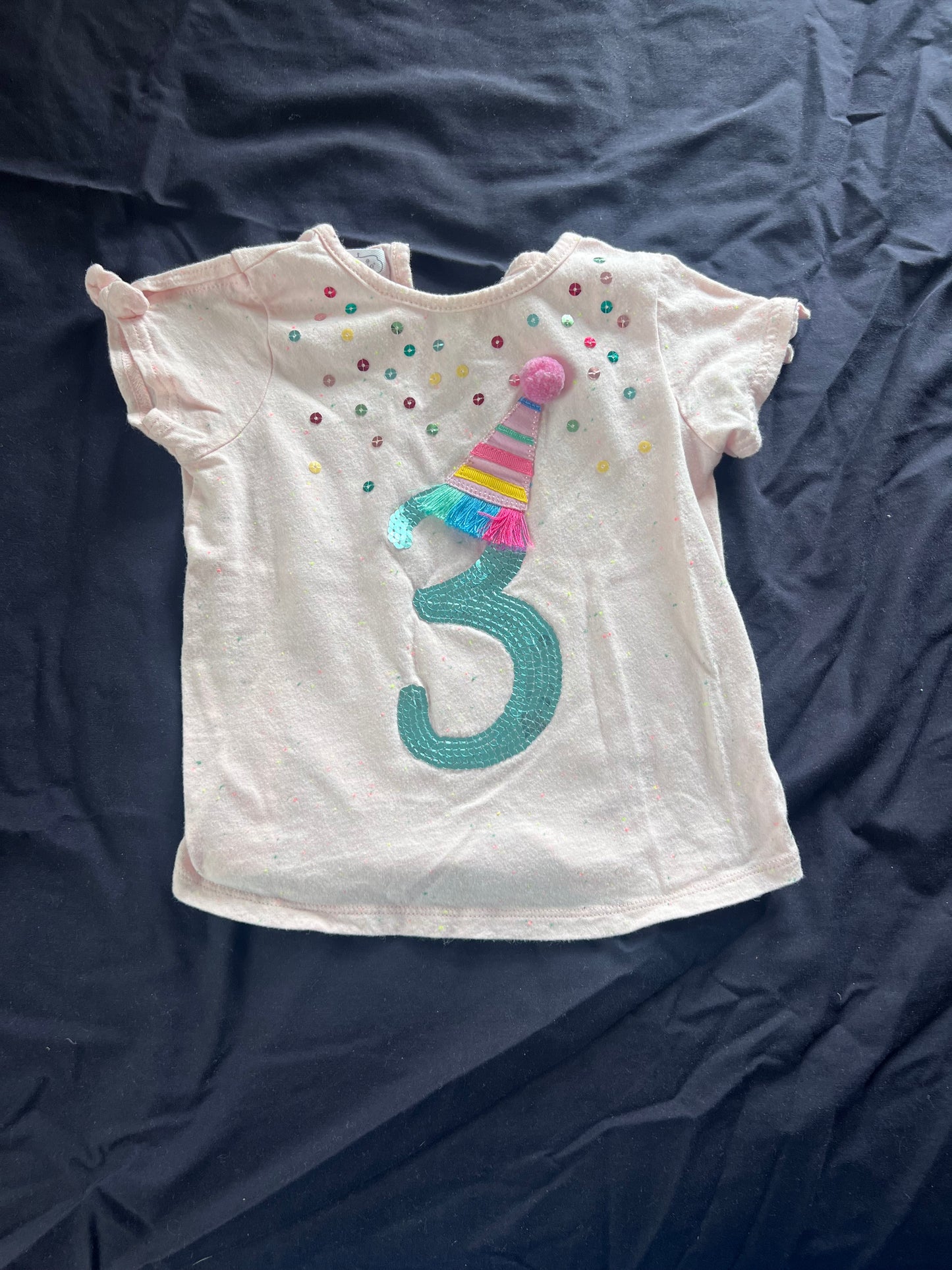 3 Girl Birthday Shirt