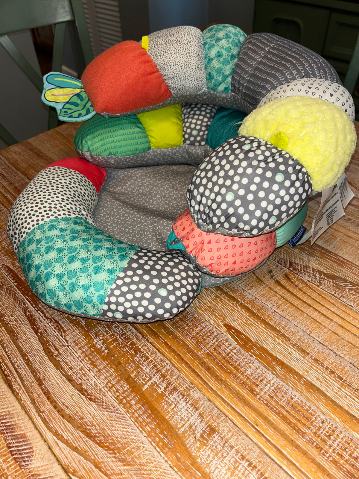 #4 Infantino Prop-A-Pillar Tummy Time Pillow
