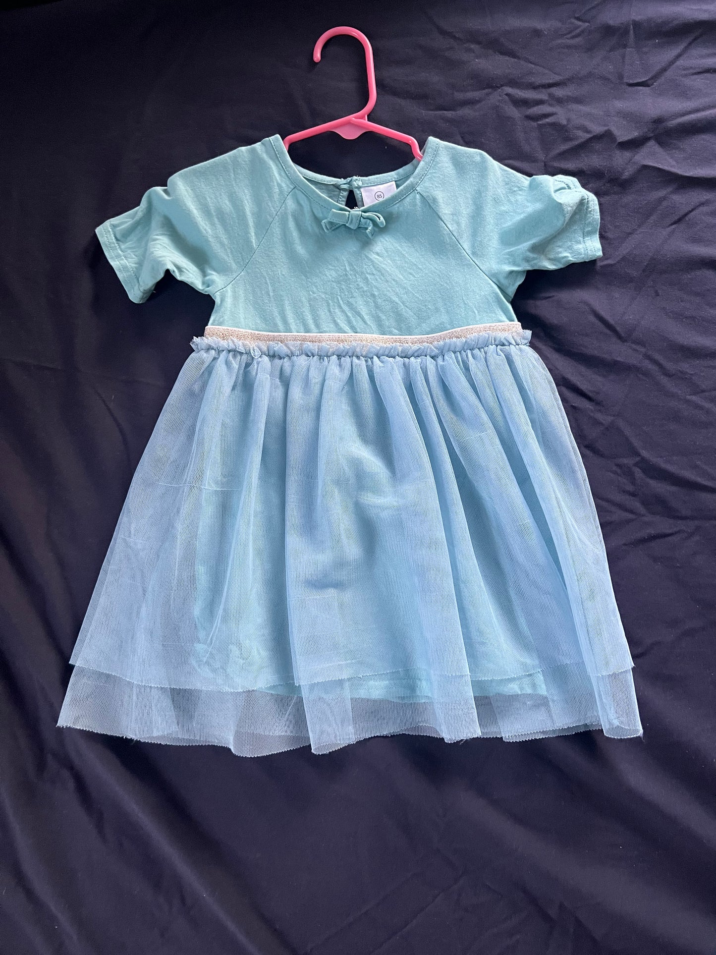 Hanna Andersson Blue Tulle Dress 2T
