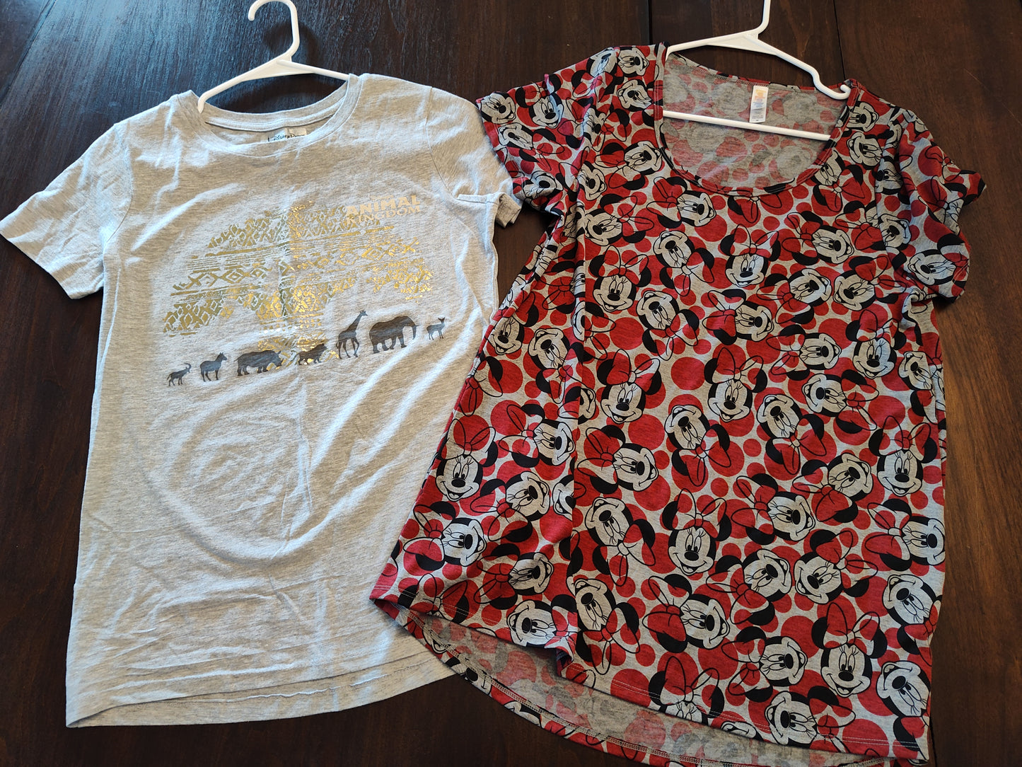 Seller 185:  Disney tops (1 Disney 1 LLR) Women's size Medium