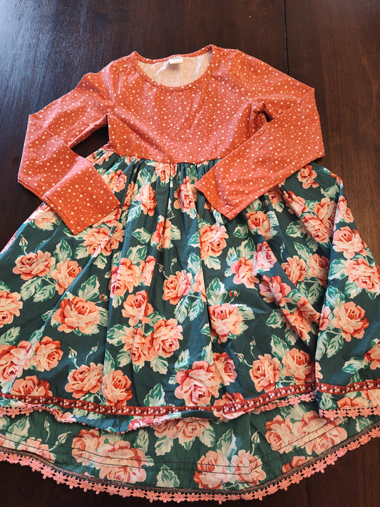 Seller 185:  Wildflower Girls Size 12 Floral Dress