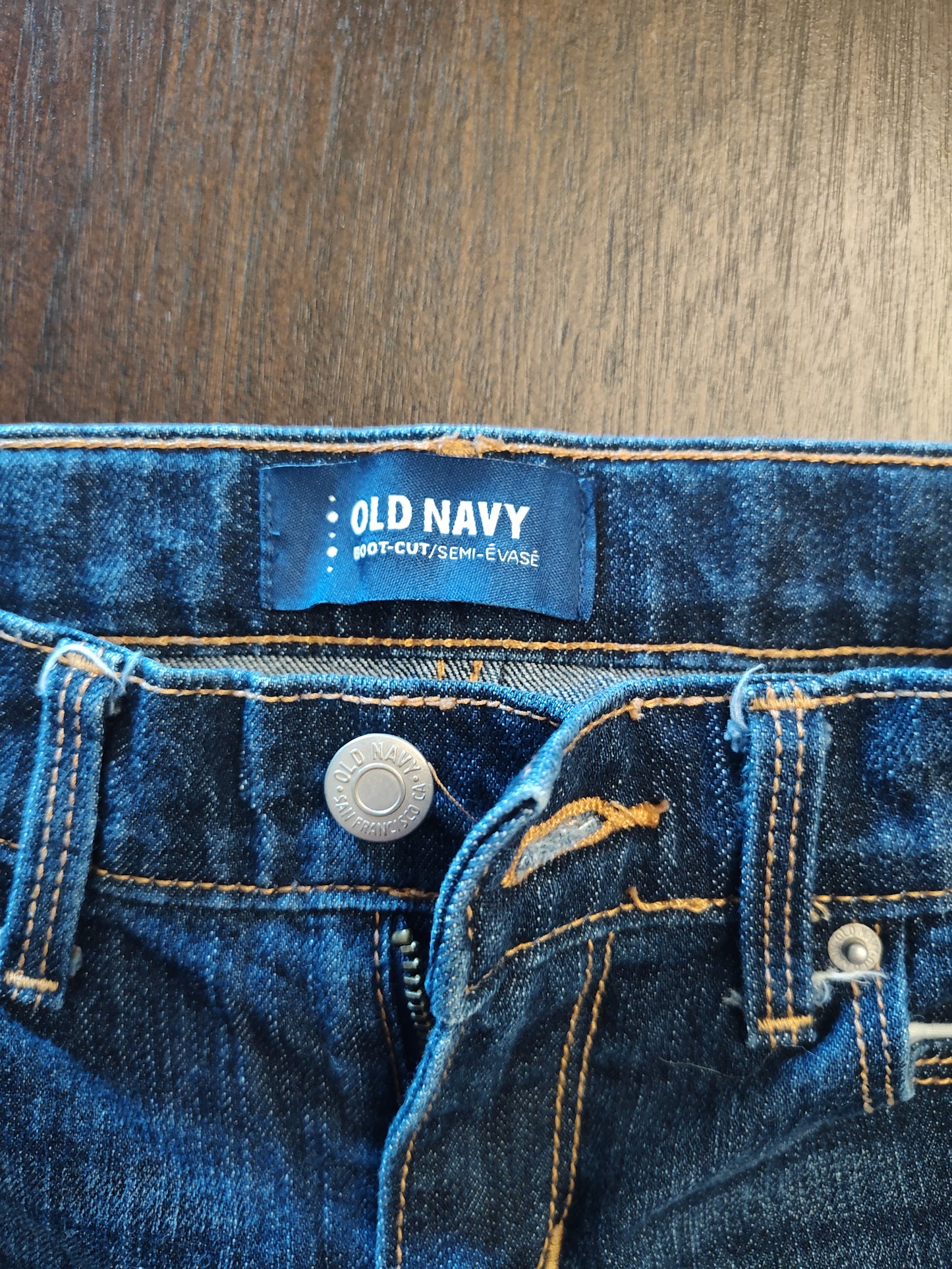 Seller 185:  Girl's Old Navy Bootcut Jeans size 12 slim