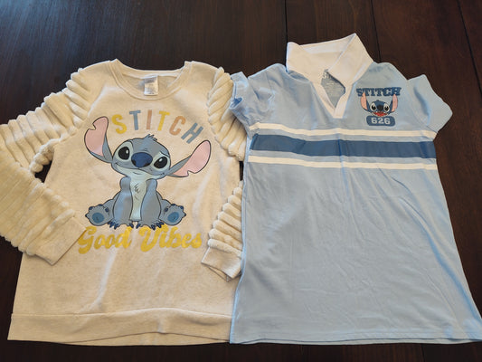 Seller 185:  Stitch sweater and shirt size 14/16 shirt NWT