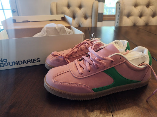 Seller 185:  New No Boundries Pink/Green Shoes women's 8
