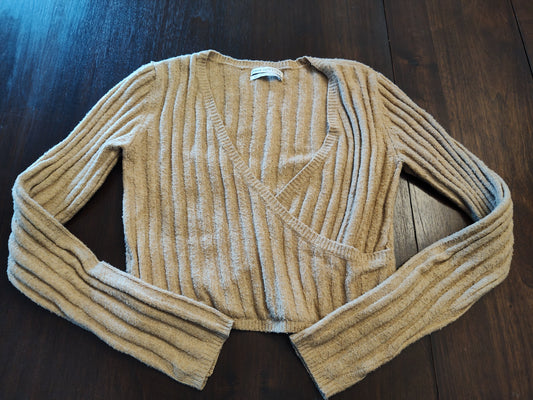 Seller 185:  Urban Outfitters Women's Small faux wrap cardigan