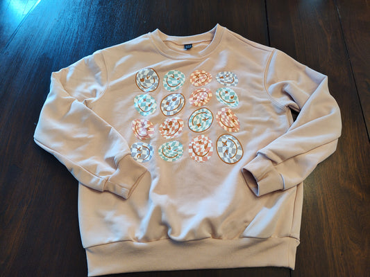 Seller 185:  Shein Women's XS Oversized Smile sweater (also fits girls size 14/16)