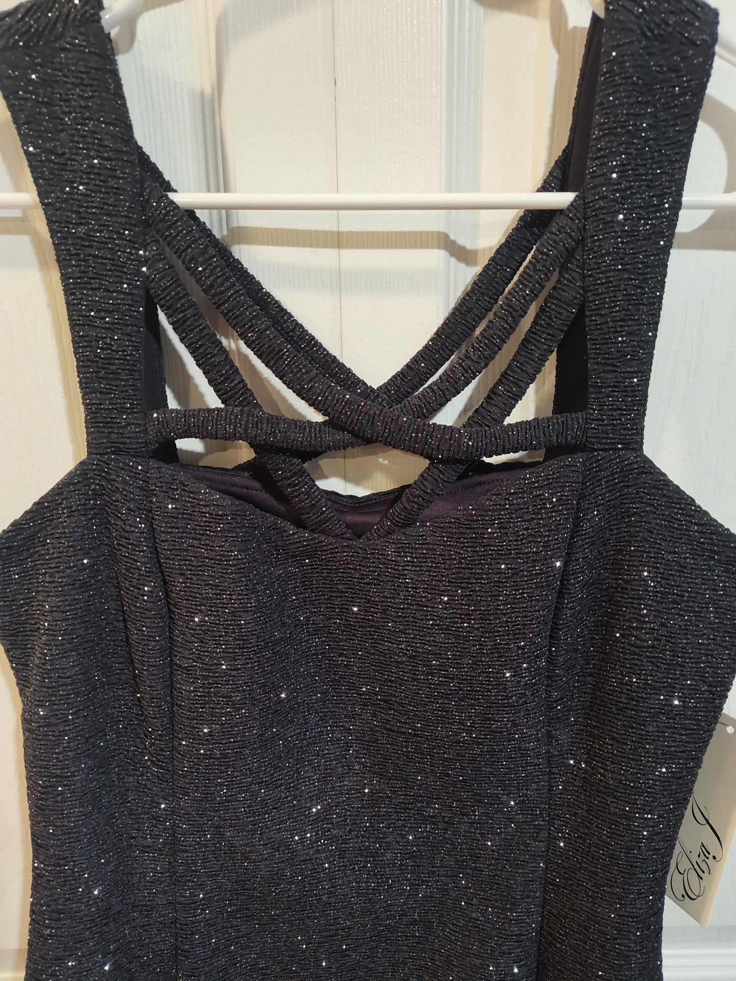 Seller 185:  Eliza J Women's Dress Size 8 Black Glittery