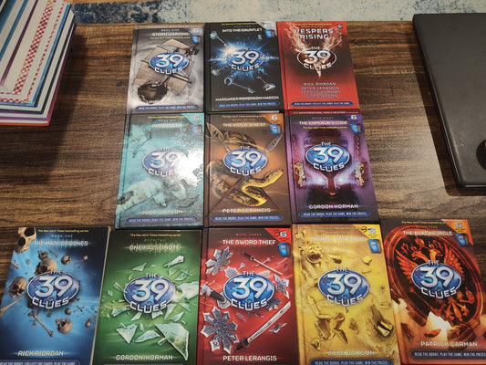 Seller 185:  39 clues book set 1-11