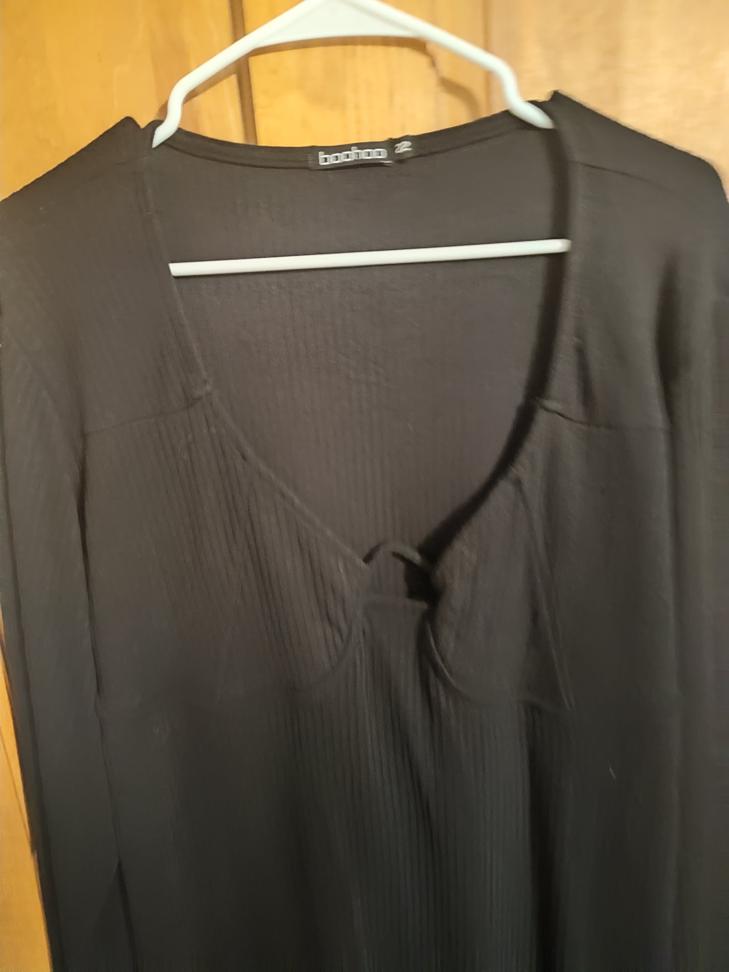 Seller 185:  Boohoo Size 22 Women's Black Dress