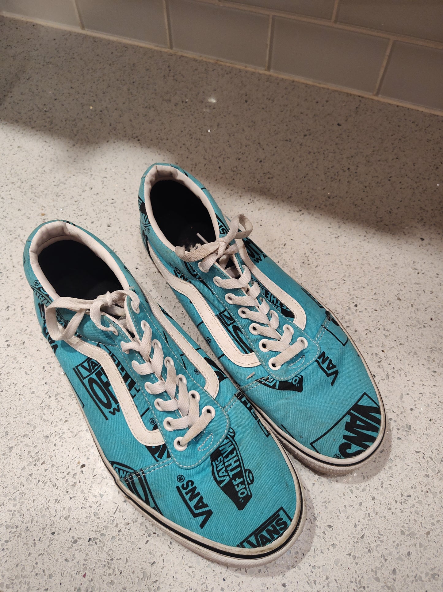 Seller 185:  Van's blue men's shoes size 10.5