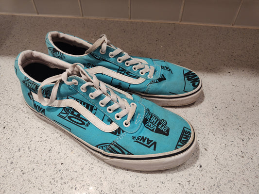 Seller 185:  Van's blue men's shoes size 10.5