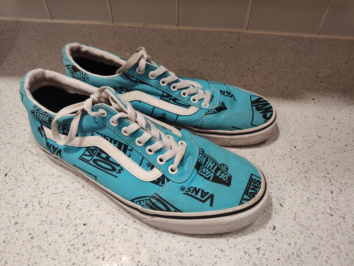 Seller 185:  Van's blue men's shoes size 10.5