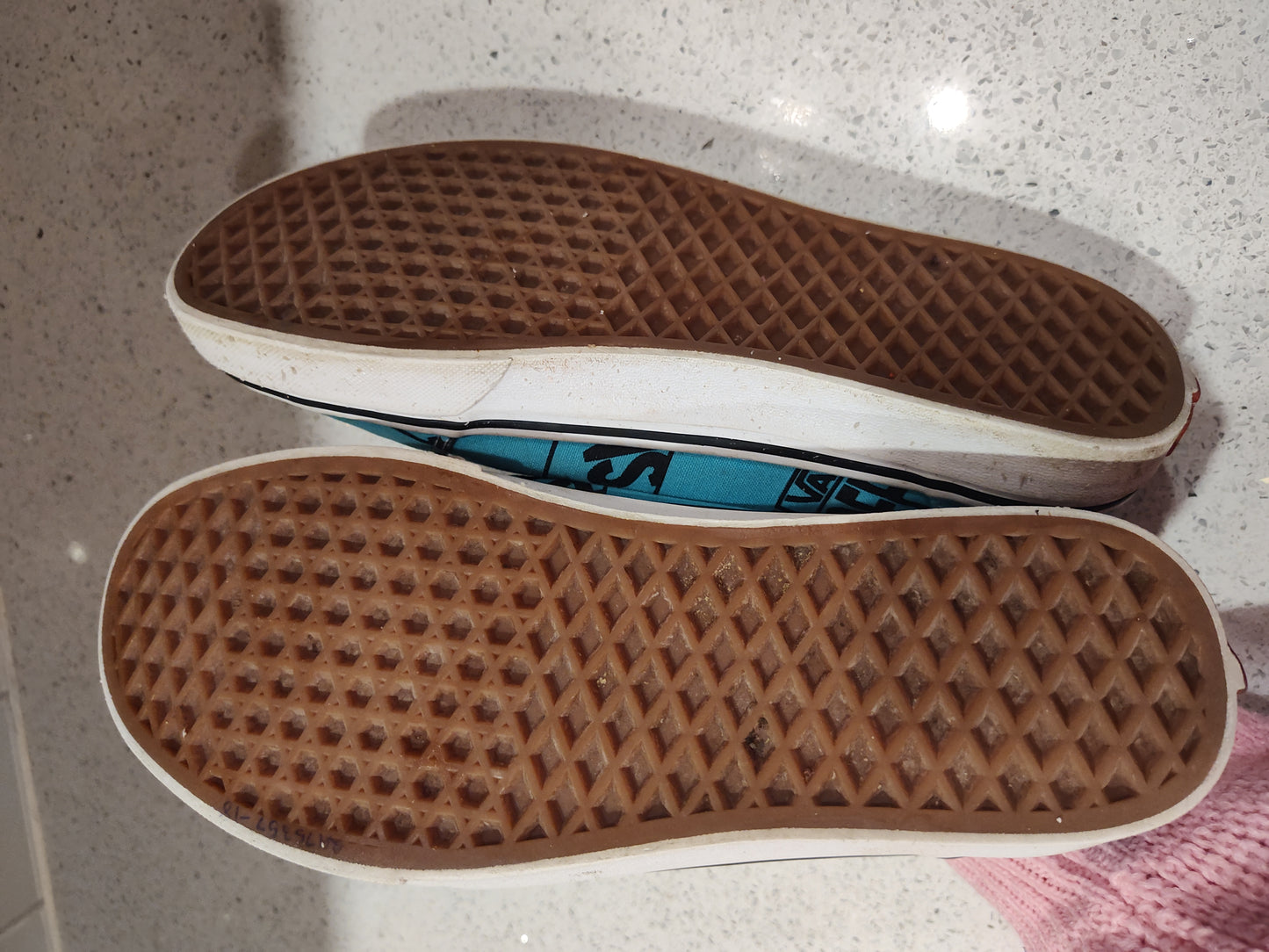 Seller 185:  Van's blue men's shoes size 10.5