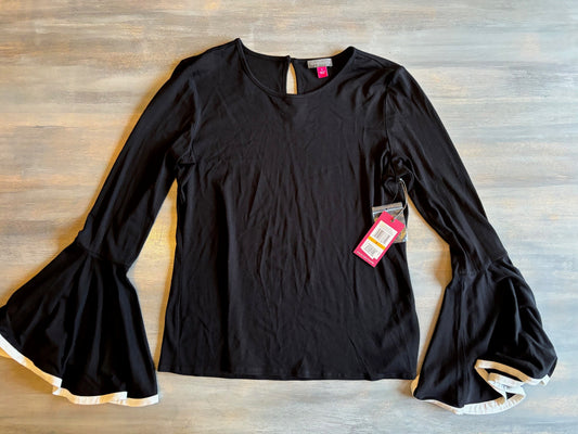 #70 NWT New With tags women's black bell sleeve shirt size small