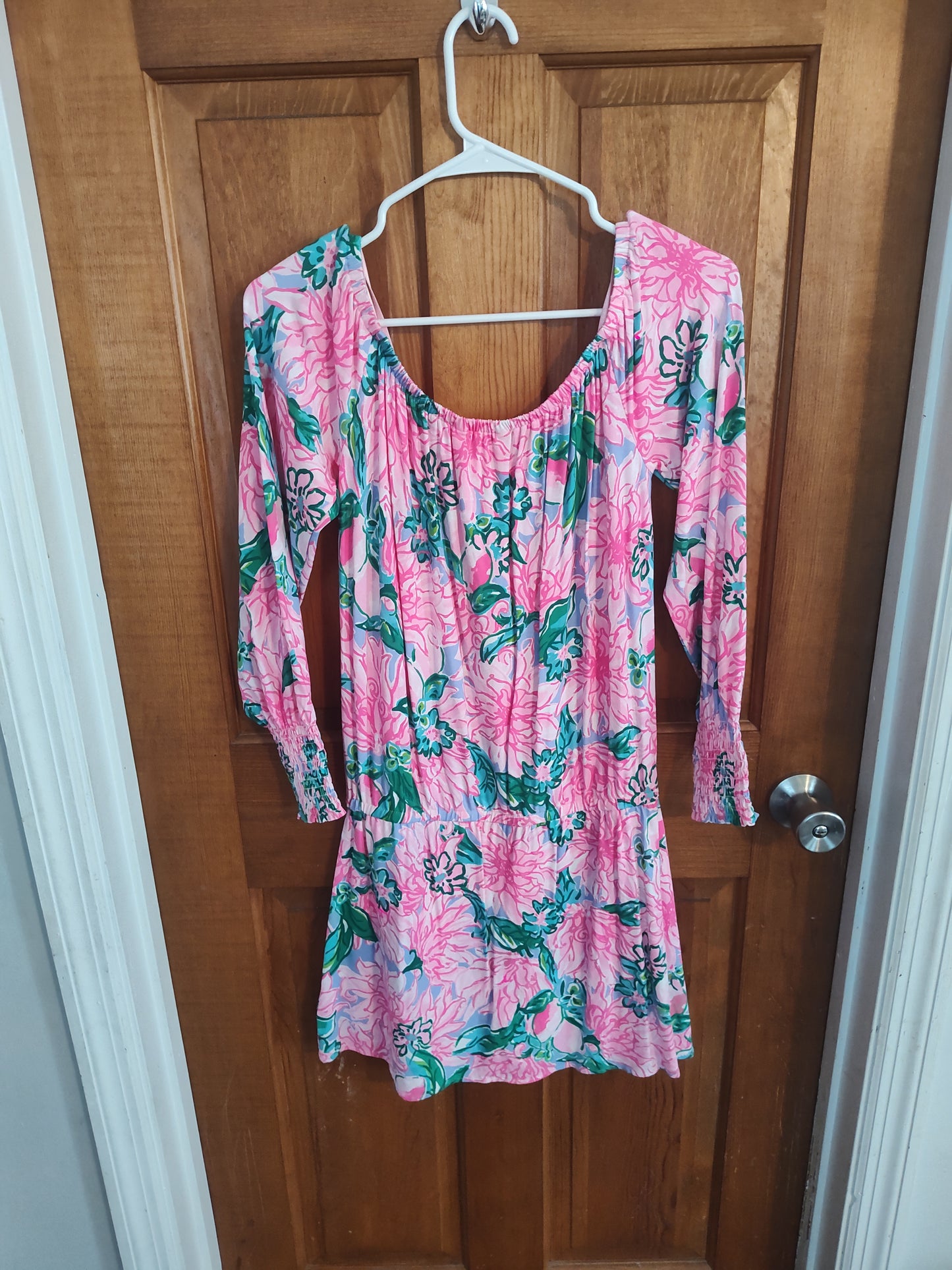 Seller 185:  Lilly Pulitzer Women's Small Lana Pink Romper